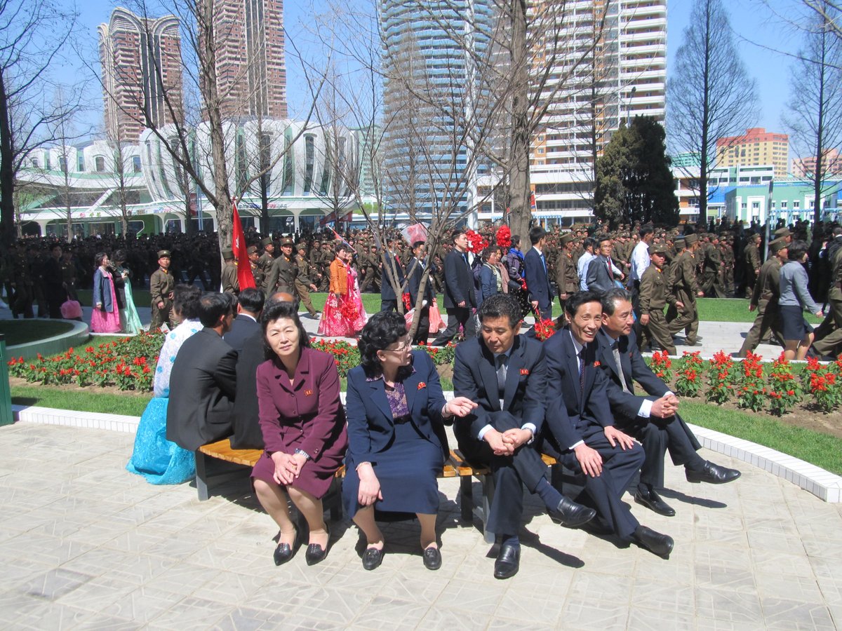 Ryomyong Street in central Pyongyang DPRK  