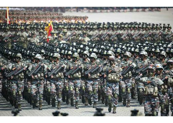 More images of North Korea Special Forces released by Rodong Sinmun.  