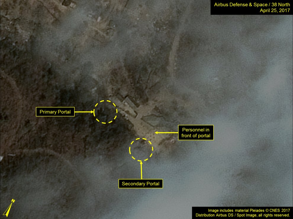 North Korea’s Punggye-ri Nuclear Test Site: Activity Continues Throughout the Site.
