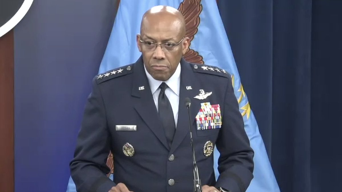 The PRC [China] is undermining the international order per @thejointstaff Chairman Gen CQ Brown, in his opening statements. Says threats from China, Russia, Iran, DPRK and violent extremists increasingly interconnected