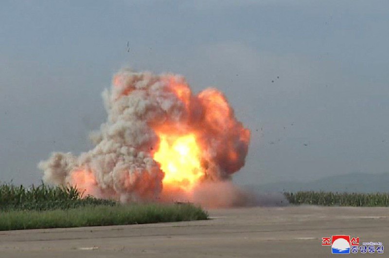 Kim Jong-un supervised a drone test conducted by the Drone Research Institute of the DPRK National Defense Academy on Saturday.