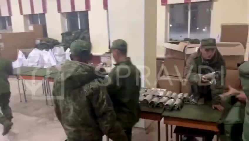 Newly obtained footage from Russia's Sergievsky Training Ground showing North Korean troops being outfitted in Russian gear in preparation for deployment to Ukraine