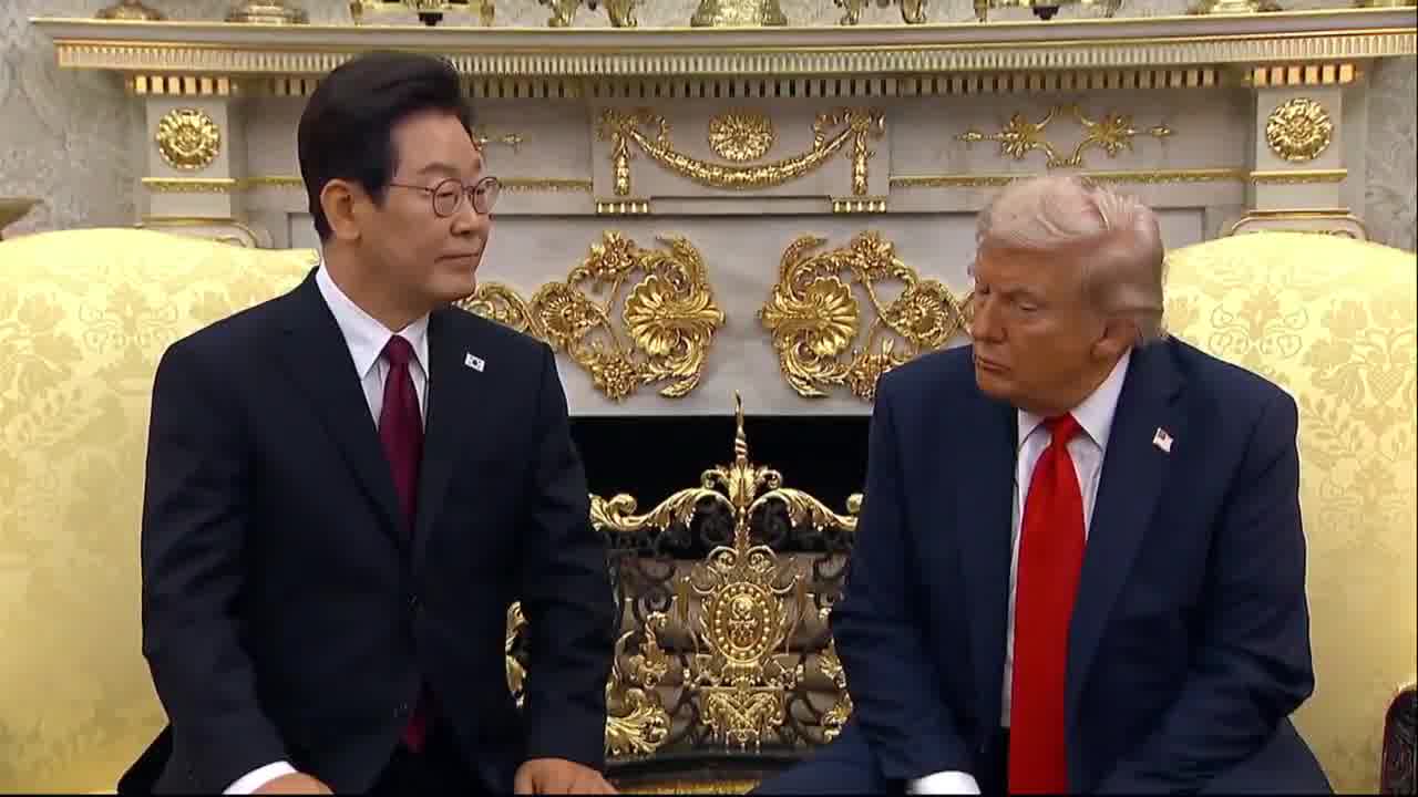 President Lee Jae Myung tells @POTUS that the situation on the Korean peninsula was stable during his first term, but that North Korea further developed its nuclear capabilities under Biden. They would not have done that if I were President. I completely agree with you.