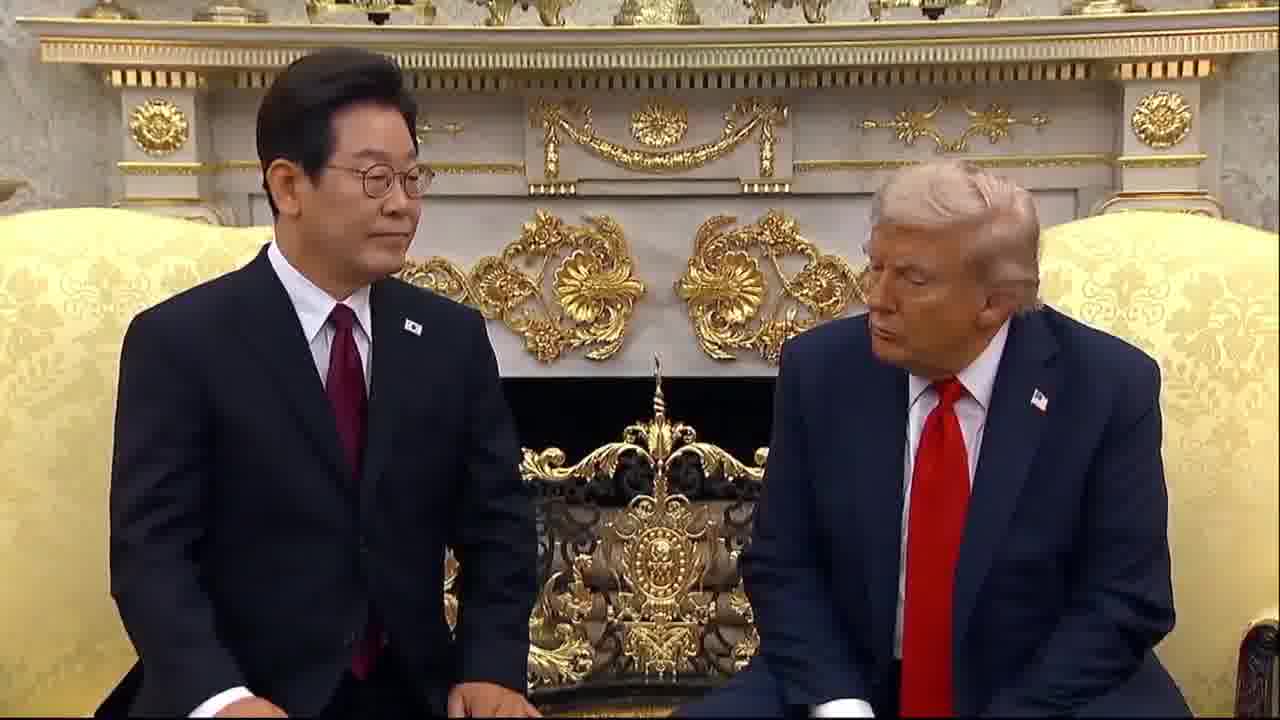 President Lee Jae Myung tells @POTUS that the situation on the Korean peninsula was stable during his first term, but that North Korea further developed its nuclear capabilities under Biden. They would not have done that if I were President. I completely agree with you.