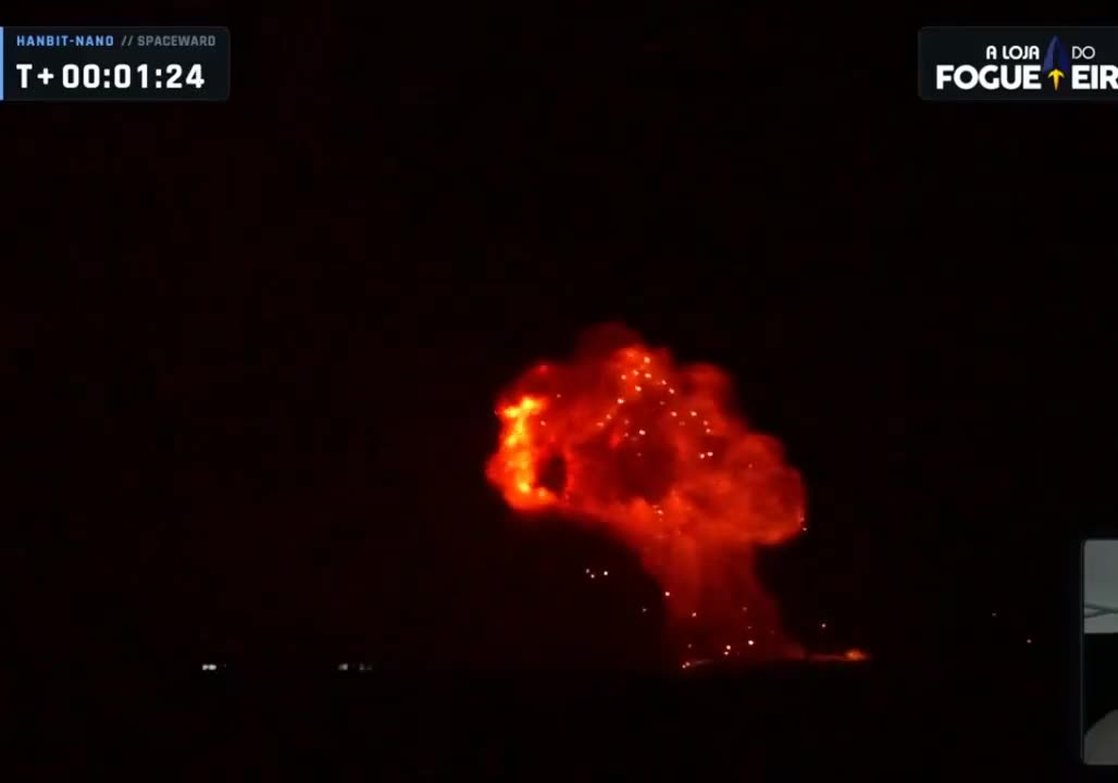South Korean rocket explodes violently after launch failure at Brazil's Alcántara Space Center