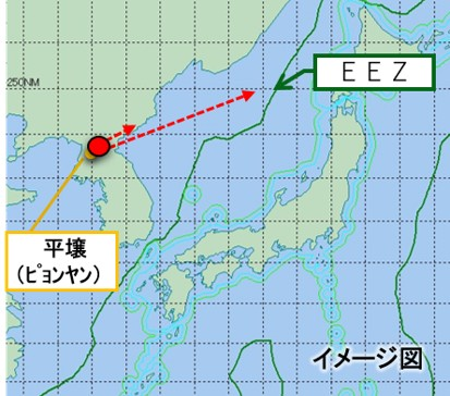 North Korea launched at least 2 ballistic missiles. Initial data released by Japan (MoD) and South Korea (JCS): 09:19 /09:20 (GMT 9) 220km 20km Pyongyang area 09:36 >910km >900km 70km Pyongyang area